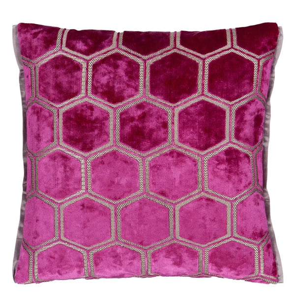 MANIPUR FUCHSIA VELVET 43X43CM