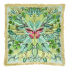 CELASTRINA EMBROIDERED TURQUOISE 55X55CM