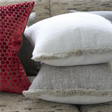 CHARROUX CHALK BOUCLE CUSHION 50X50CM