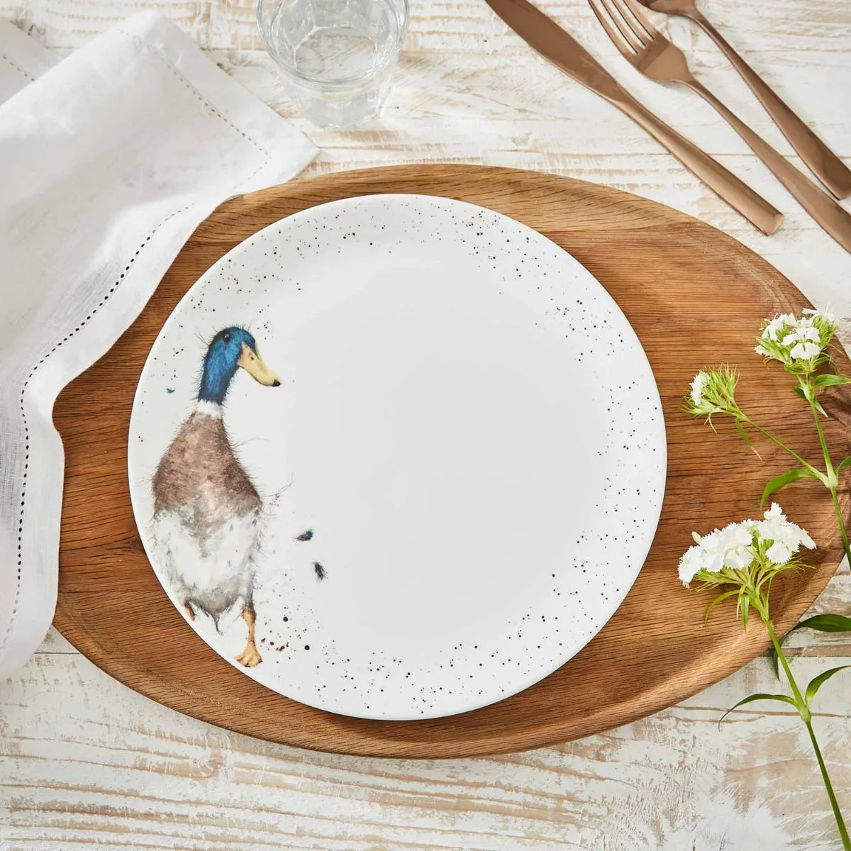 Wrendale Duck Dinner Plate 26.6cm