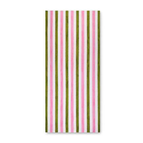 Stripe Pink Avocado Tablecloth 165cm x 300cm