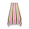 Stripe Pink Avocado Tablecloth 165cm x 300cm