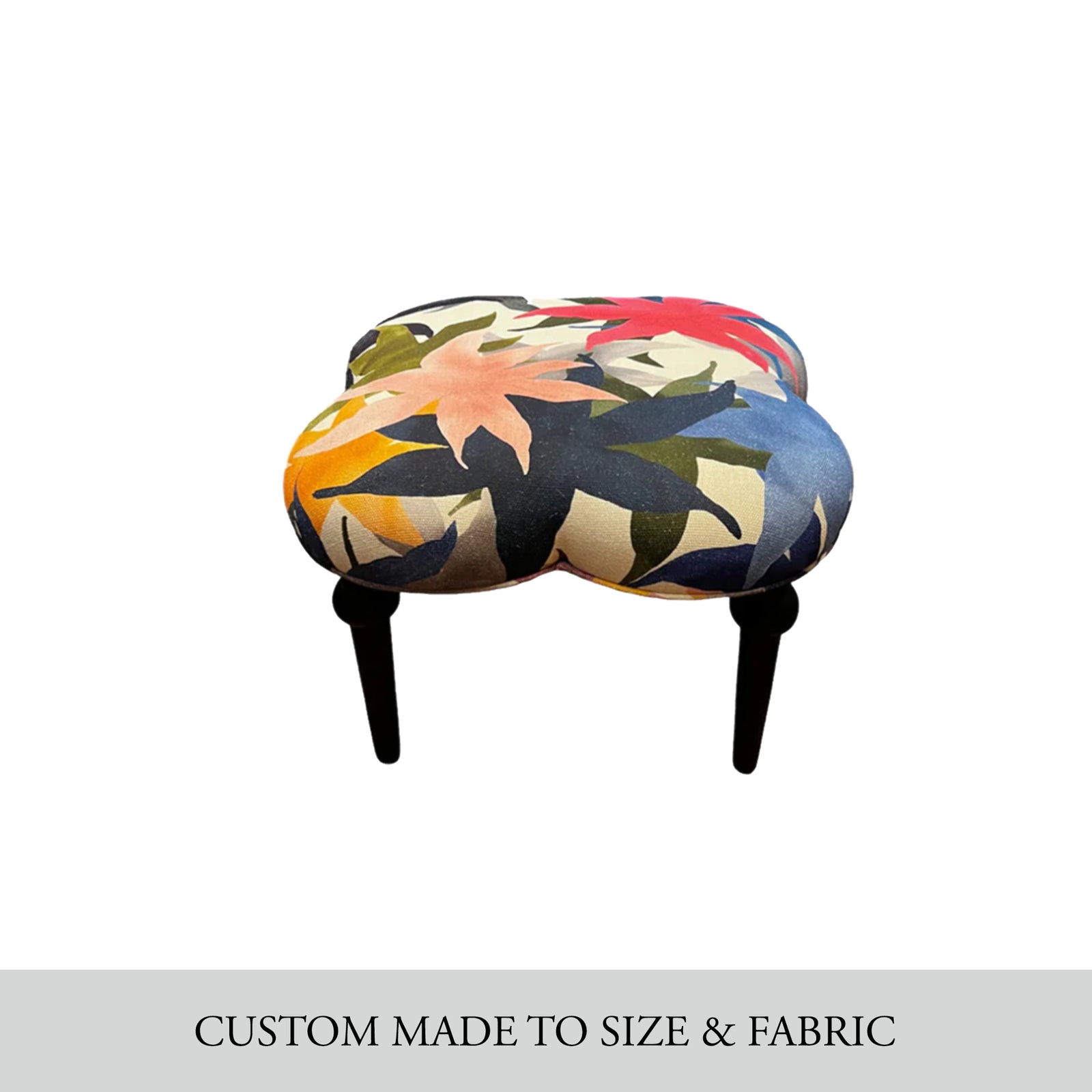 Floral Footstool