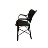 Rattan Armchair In Matt Black