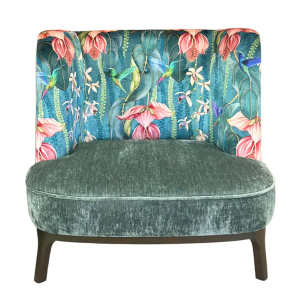 Dragonfly in Trailing Orchid Teal Pink By Osborne & Little