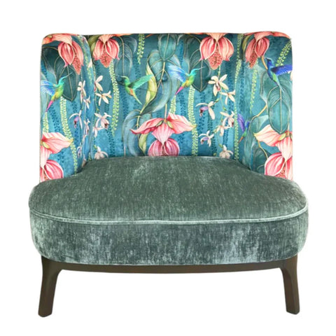 Dragonfly in Trailing Orchid Teal Pink By Osborne & Little