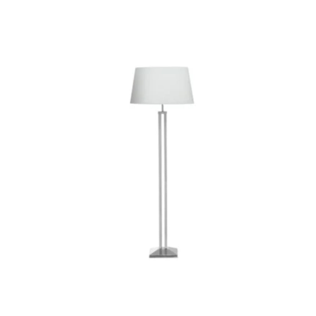 FLOOR LAMP GLOSSY NICKEL | POLISHED STAINLESS STEEL