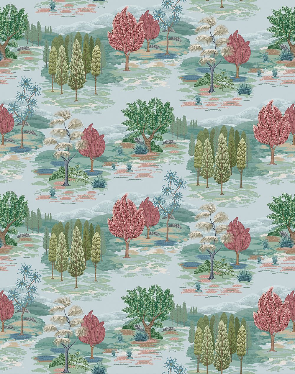 Dragonfly in Monteverde Aqua Blush & Genua Cord Pine