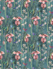 Dragonfly in Trailing Orchid Teal Pink By Osborne & Little