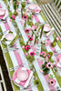Stripe Pink Avocado Tablecloth 165cm x 300cm