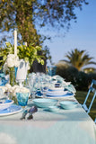 Nuages Cloud Linen Tablecloth 165cm x 300cm