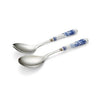 Spode Blue Italian Pair of Salad Servers