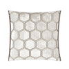MANIPUR OYSTER VELVET CUSHION 43X43CM
