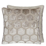 MANIPUR DOVE VELVET CUSHION 43X43CM