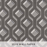 Wallpaper Chareau in Zinc | Designers Guild SS18 | Janine Kuala Lumpur