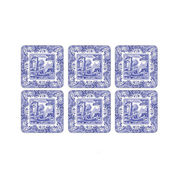 Pimpernel Blue Italian Coasters Set of 6