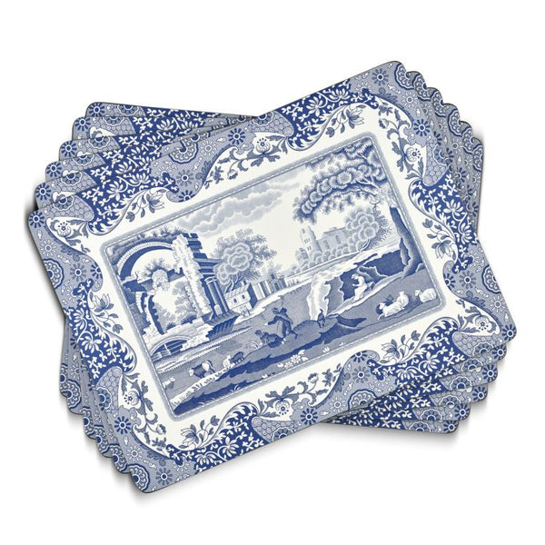 Pimpernel Blue Italian Placemats Set of 6