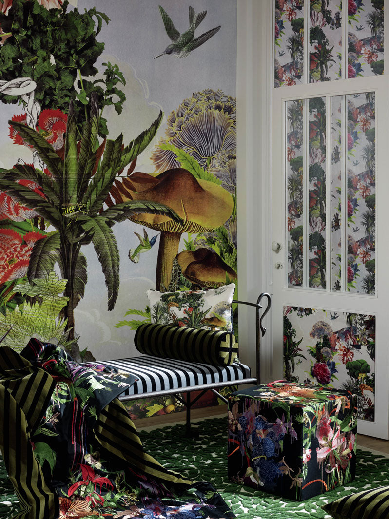 Wallpaper Jardin Des Reves Panoramic in Prisme | Christian Lacroix SS18 | Janine Kuala Lumpur