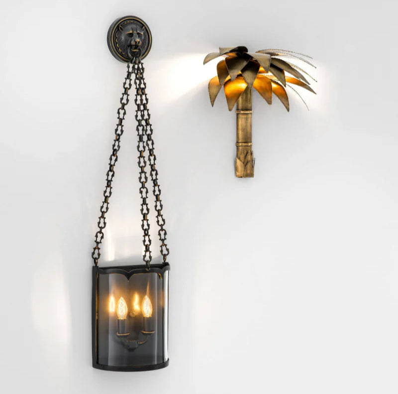 Wall Lamp Palm Court Vintage Brass Eichholtz