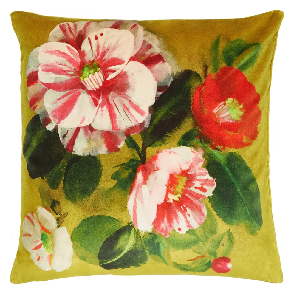CAMELLIA VELOURS MIMOSA 50X50CM