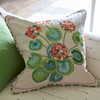 PRIMEVERE FUCHSIA EMBROIDERED 50X50CM