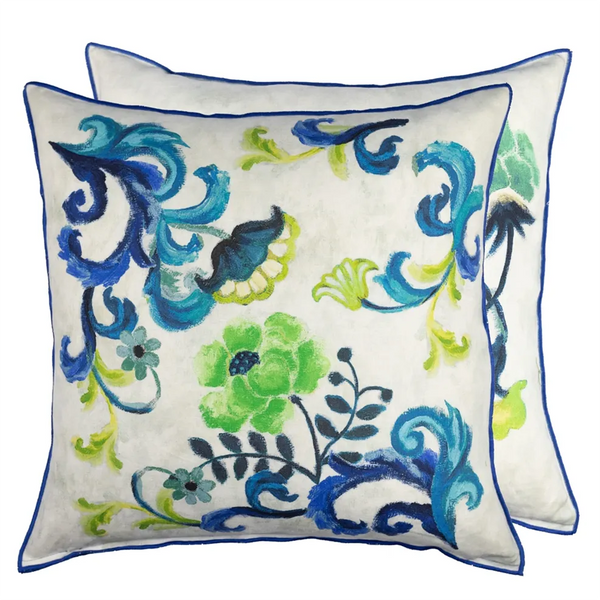 OSIER DAMASSE COBALT 50X50CM