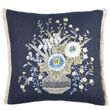 PALETTE PROVENCALE INDIGO EMBROIDERED 50X50CM