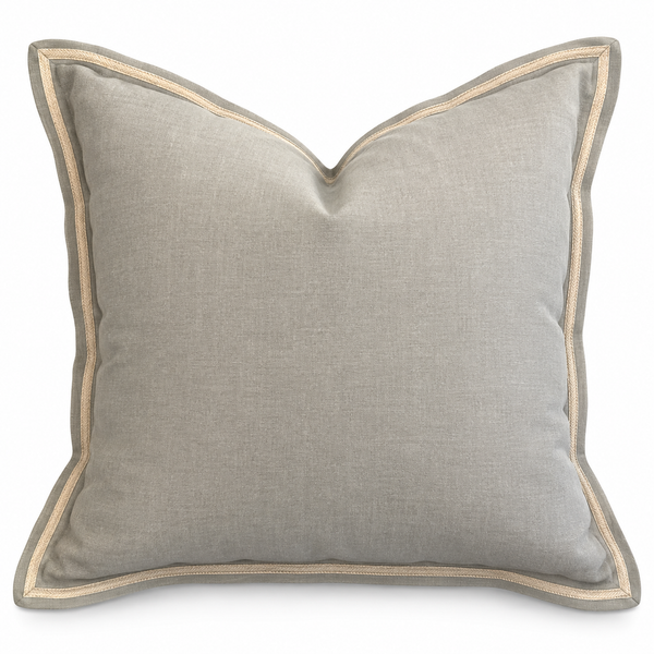 Serene Stone Linen Cushion 50X50CM