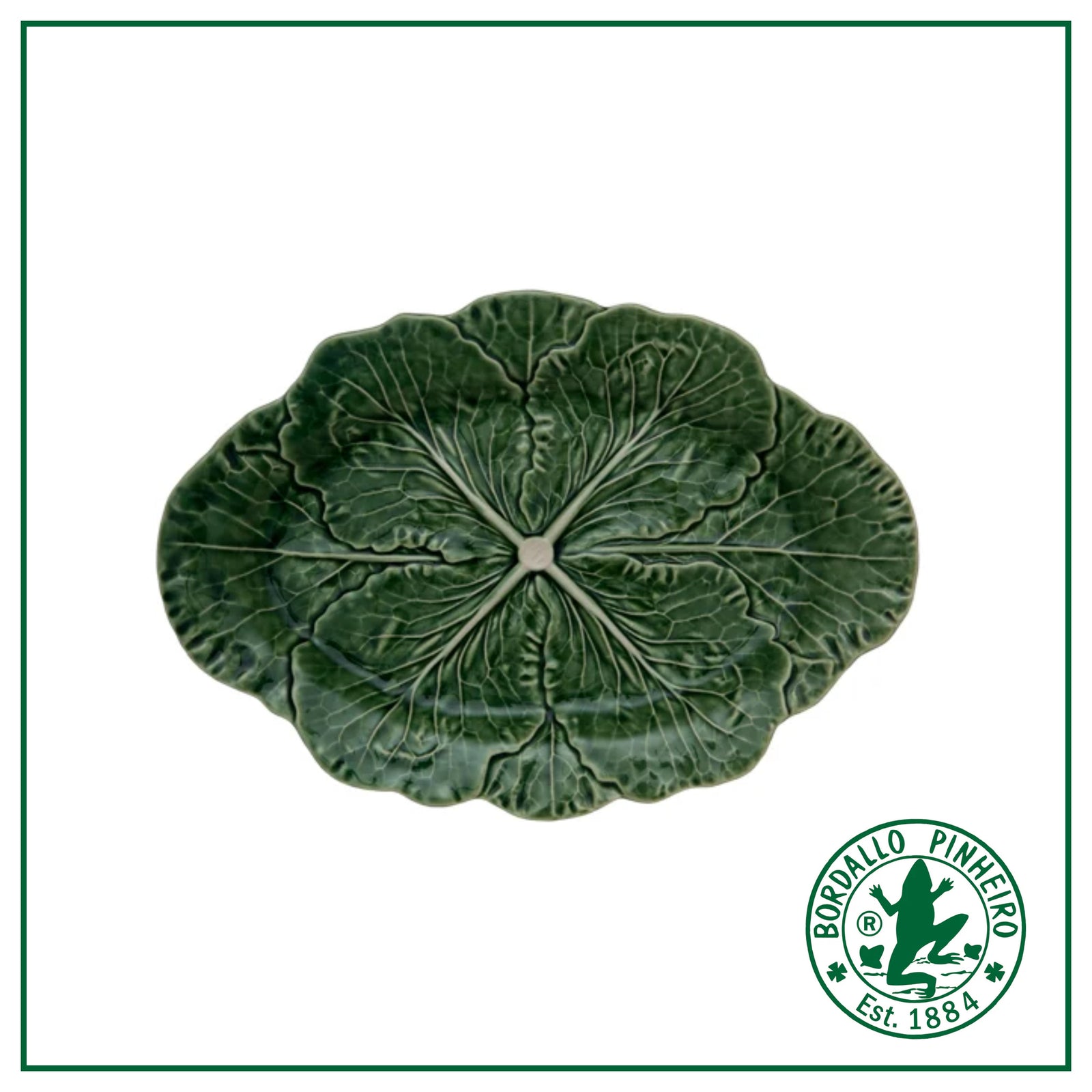Cabbage - Oval Platter 37,5 Natural