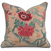 Amber Blossom Embroidered Velvet Cushion 50X50CM