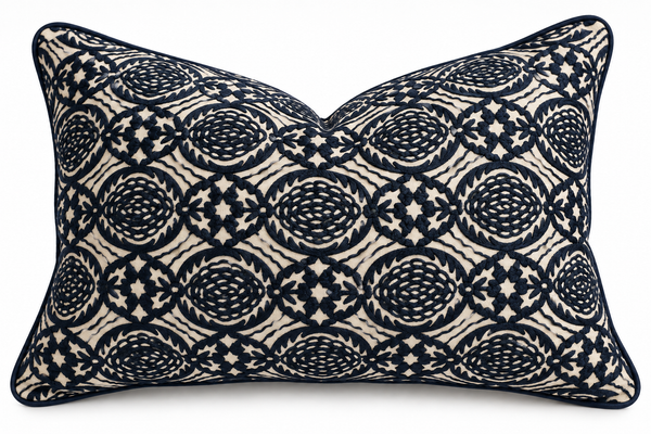 Navy Goa Cushion 35X50CM