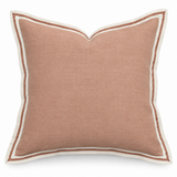 Terracotta Flange Linen Cushion 50X50CM