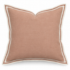 Terracotta Flange Linen Cushion 50X50CM