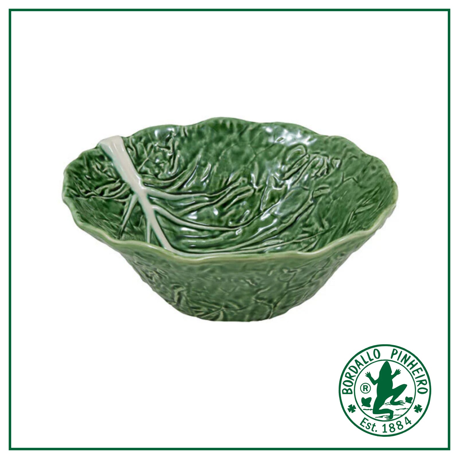 Deep Salad Bowl Green Natural