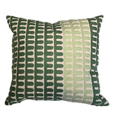 Abstract Green Cushion 45x45cm