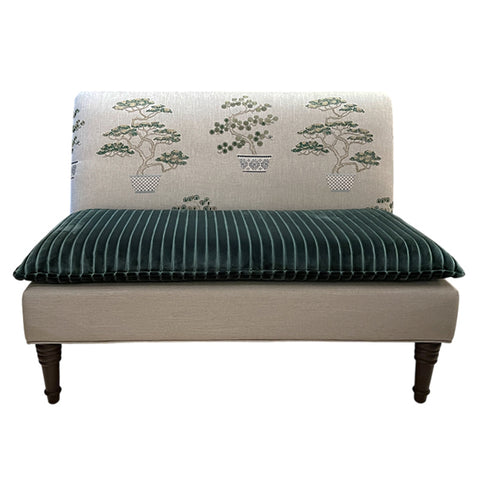 Islington 2 Seater In Penjing Scallion Green By Sanderson