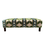 Esperanza Stool In Cornado Mallad Velvet By Osborne & Little