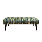 Goya Footstool in Bolero Jive Velvet By Osborne & Little