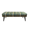Goya Footstool in Bolero Jive Velvet By Osborne & Little
