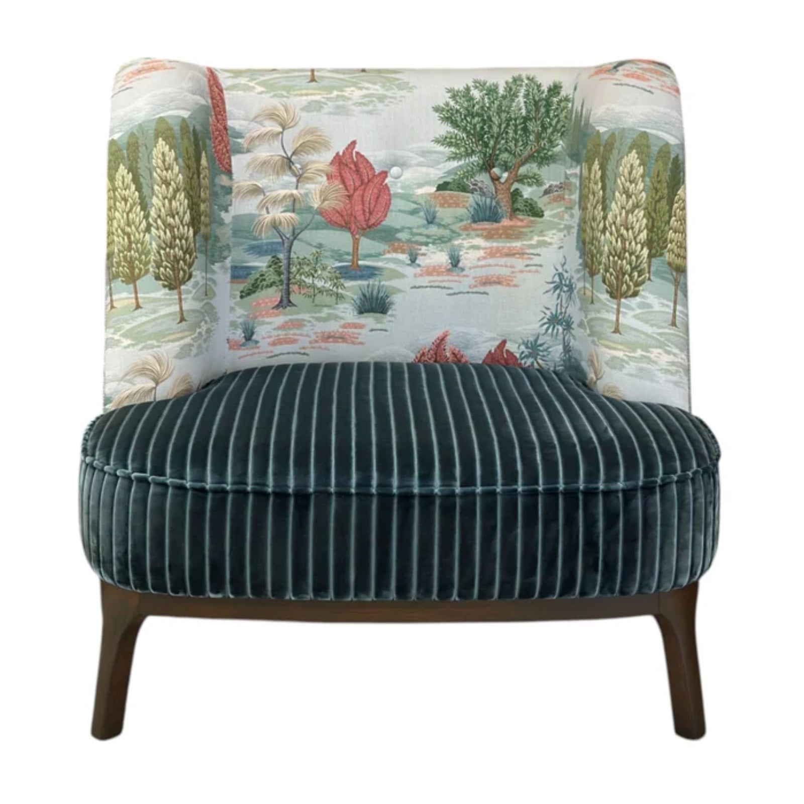 Dragonfly in Monteverde Aqua Blush & Genua Cord Pine