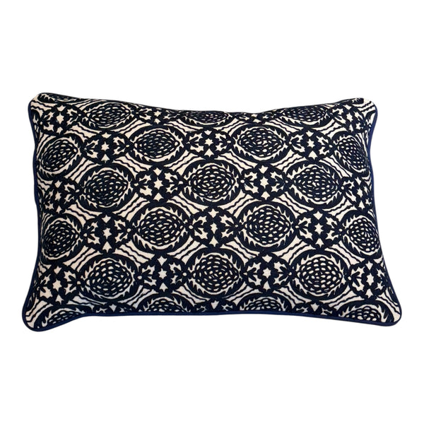 Navy Goa Cushion 35X50CM