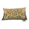 Daffodil Meadow Embroidered Cushion 30X50CM