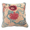 Amber Blossom Embroidered Velvet Cushion 50X50CM