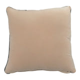 Amber Blossom Embroidered Velvet Cushion 50X50CM