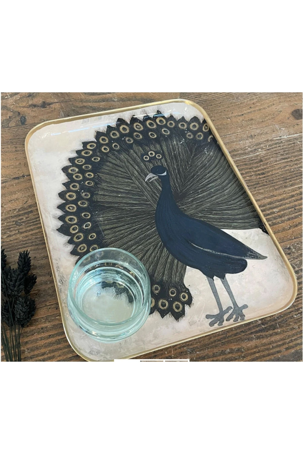 Demi Plateau Peacock by Boncoeurs