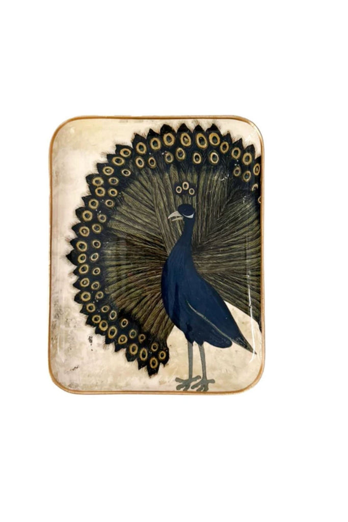 Demi Plateau Peacock by Boncoeurs