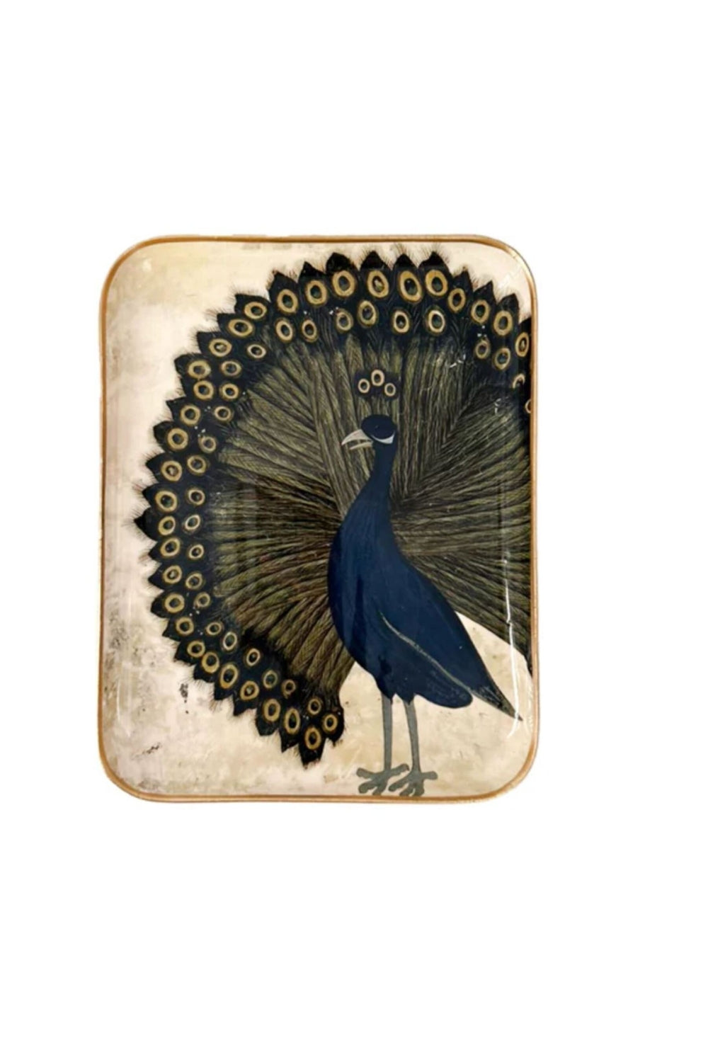Demi Plateau Peacock by Boncoeurs