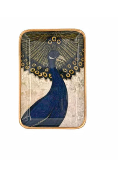 Solo Tray Peacock by Boncoeurs