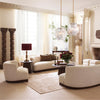Sofa Stelvio Walnut Finish Winslow Chenille Beige Eichholtz 232CM (Coming Soon)