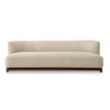 Sofa Stelvio Walnut Finish Winslow Chenille Beige Eichholtz 232CM (Coming Soon)